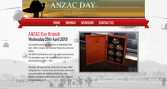 Desktop Screenshot of anzacdaybrunch.com.au