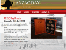 Tablet Screenshot of anzacdaybrunch.com.au